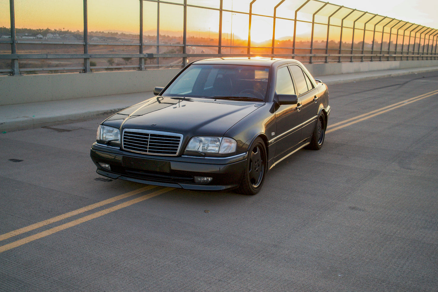 1996 Mercedes-Benz C280 AMG | Black on Black | 50,350 miles | Japanese Import