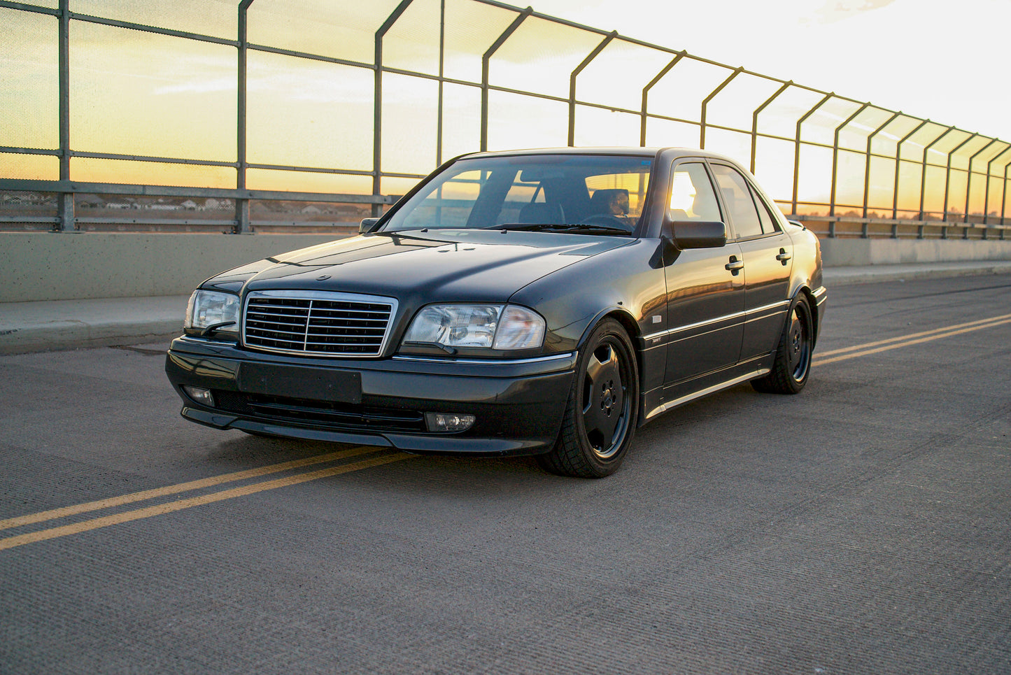 1996 Mercedes-Benz C280 AMG | Black on Black | 50,350 miles | Japanese Import