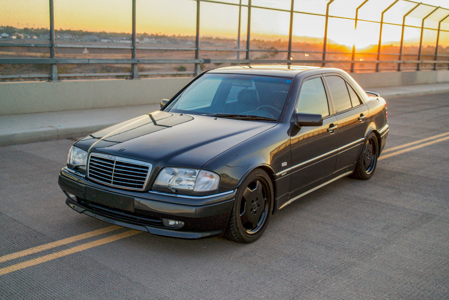 1996 Mercedes-Benz C280 AMG | Black on Black | 50,350 miles | Japanese Import