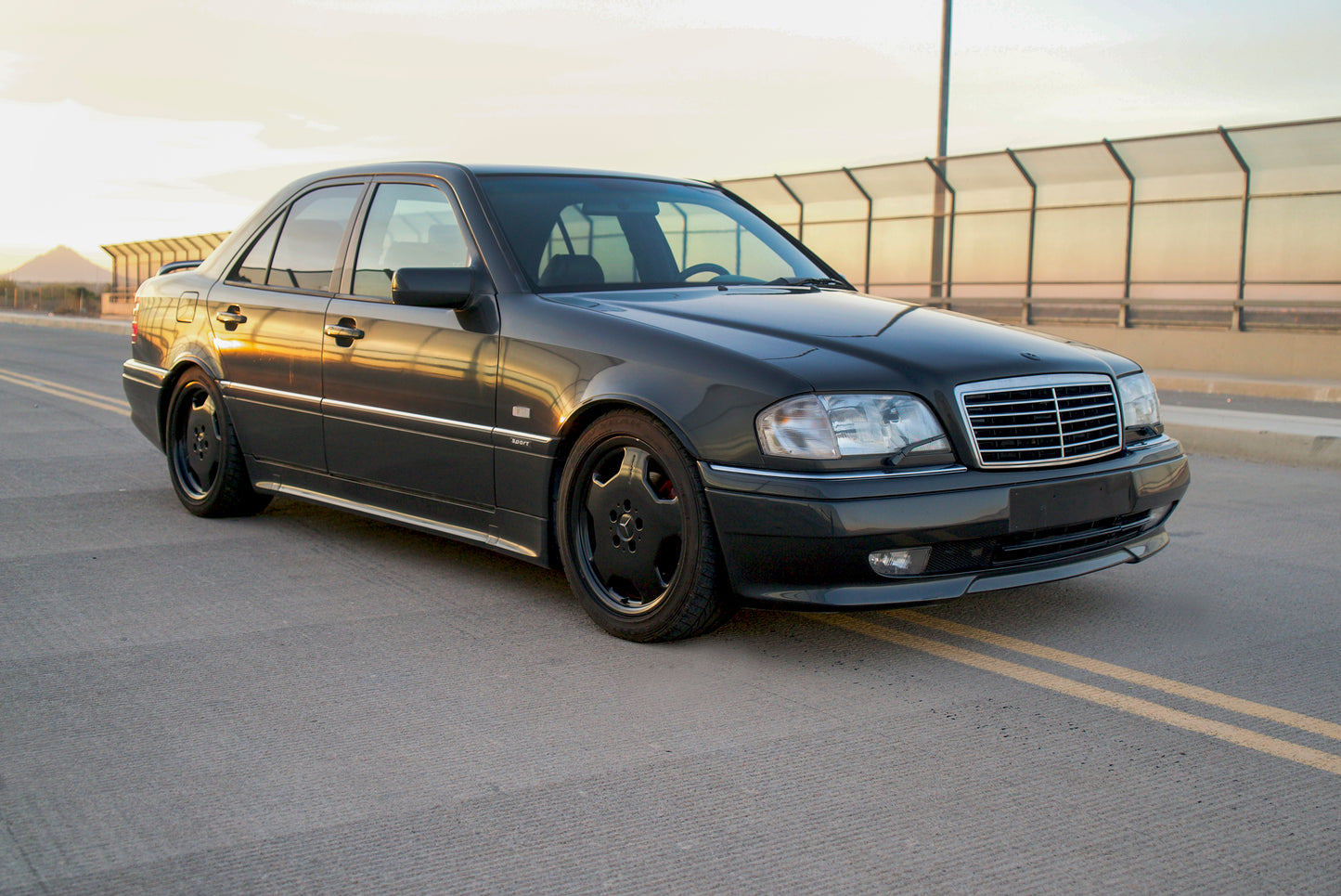 1996 Mercedes-Benz C280 AMG | Black on Black | 50,350 miles | Japanese Import