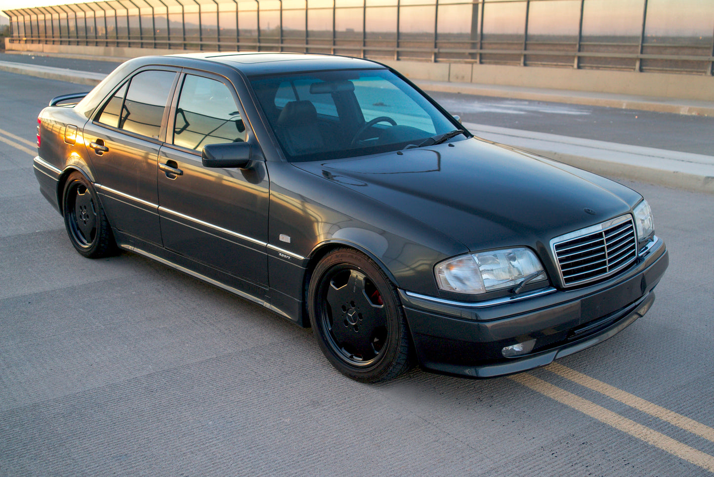 1996 Mercedes-Benz C280 AMG | Black on Black | 50,350 miles | Japanese Import