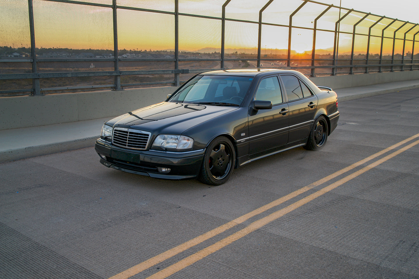 1996 Mercedes-Benz C280 AMG | Black on Black | 50,350 miles | Japanese Import