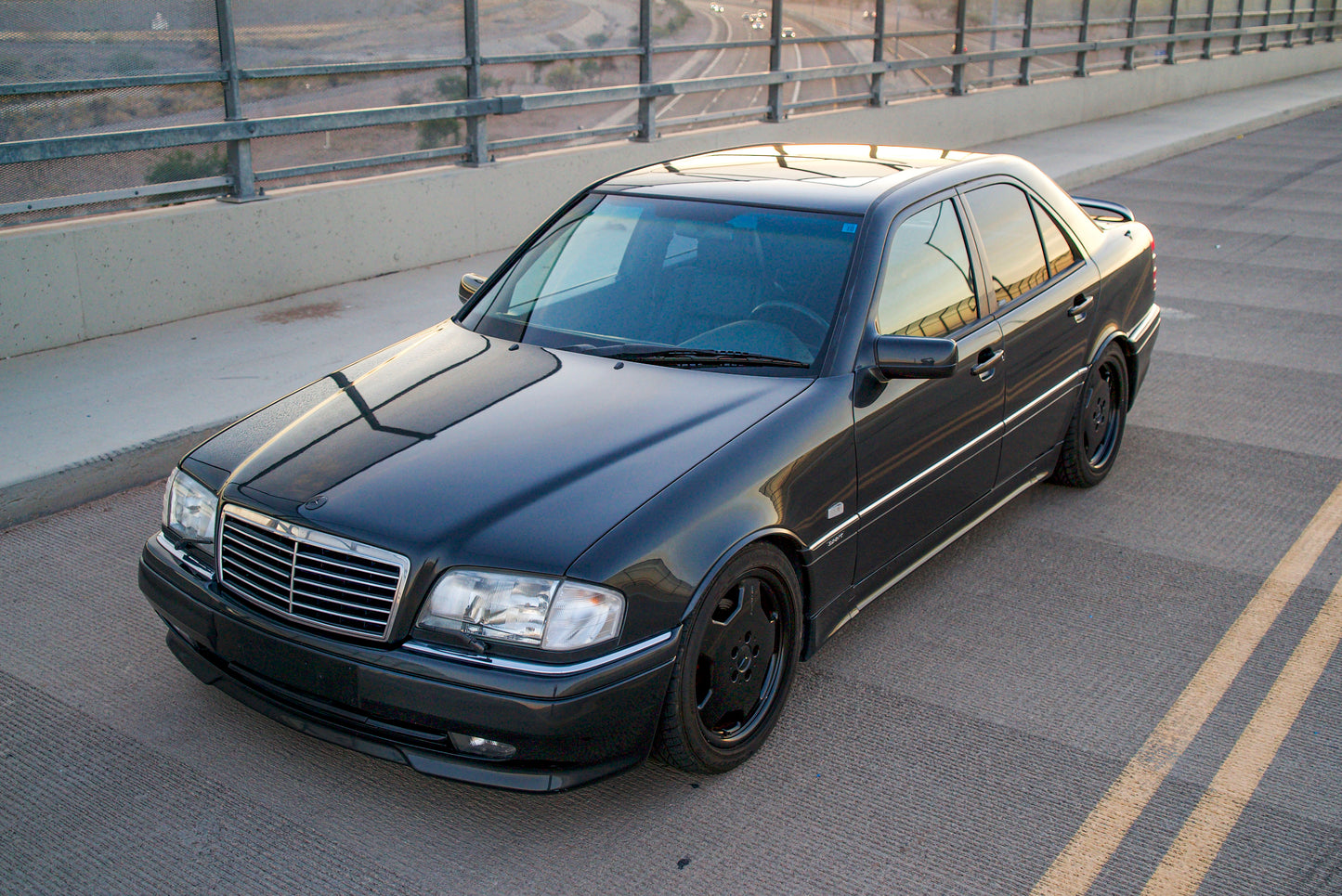 1996 Mercedes-Benz C280 AMG | Black on Black | 50,350 miles | Japanese Import