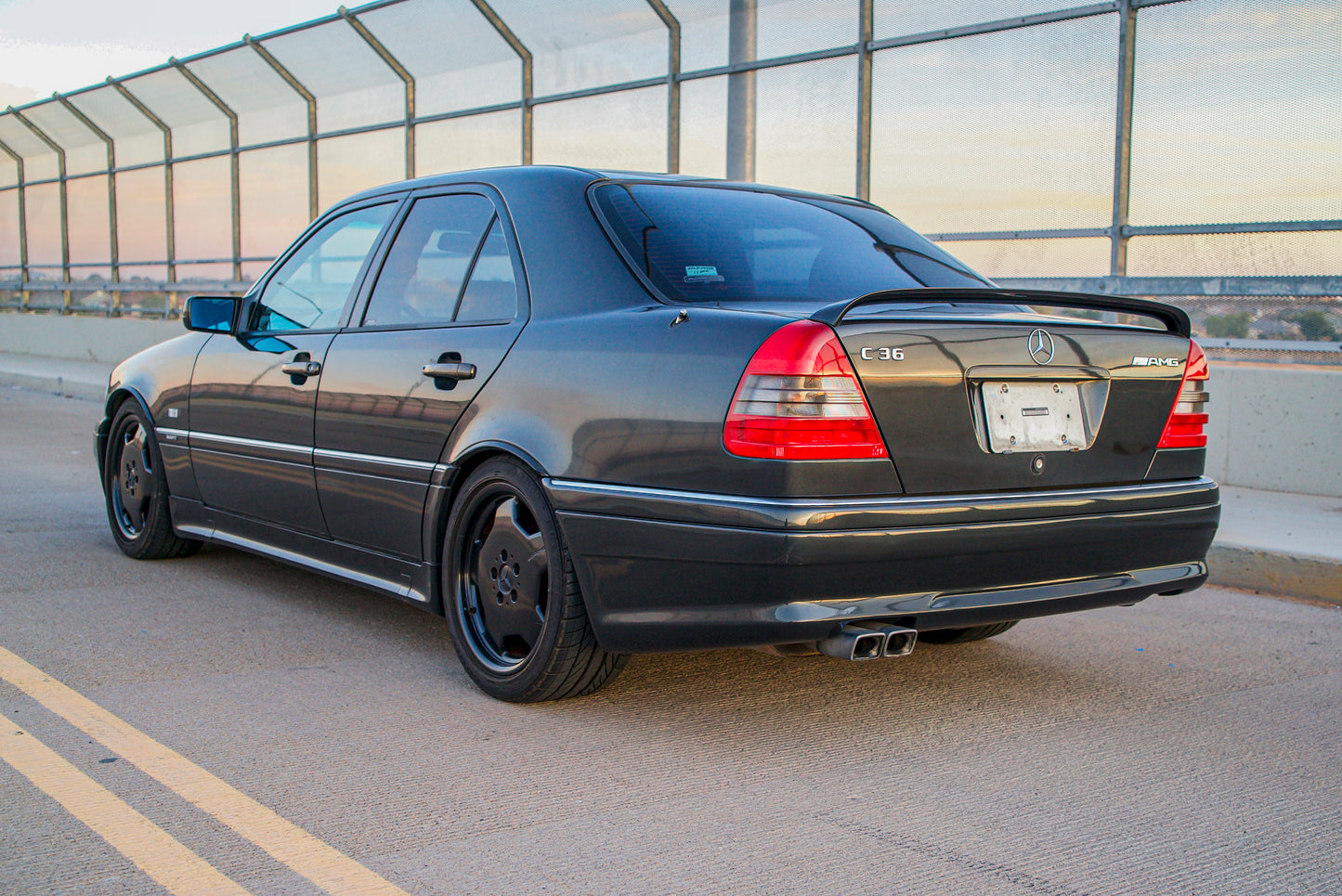 1996 Mercedes-Benz C280 AMG | Black on Black | 50,350 miles | Japanese Import