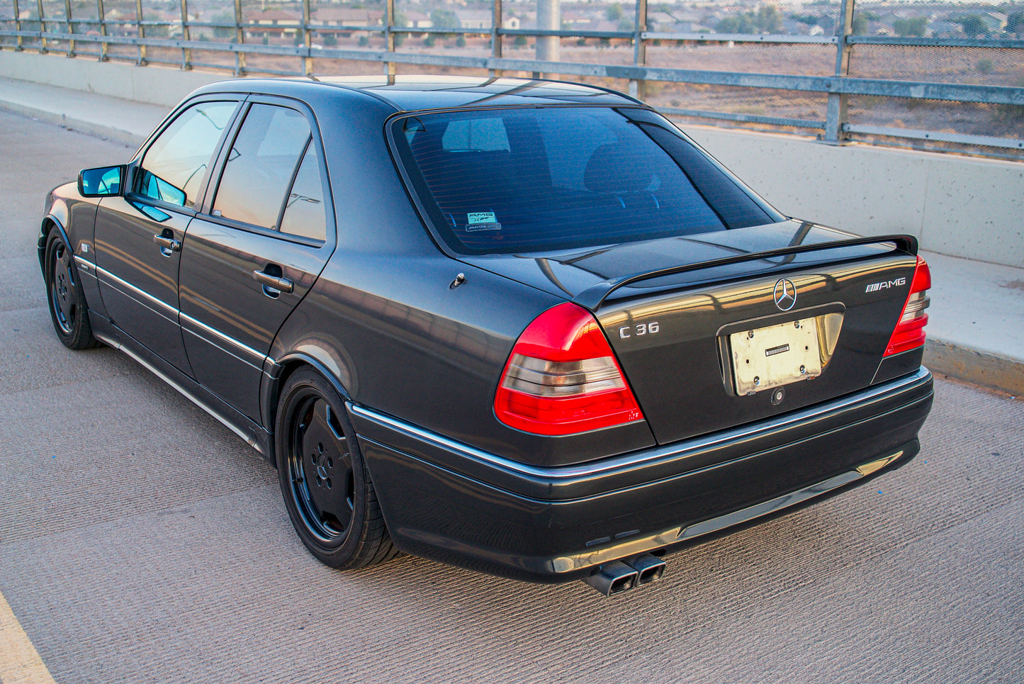 1996 Mercedes-Benz C280 AMG | Black on Black | 50,350 miles | Japanese Import