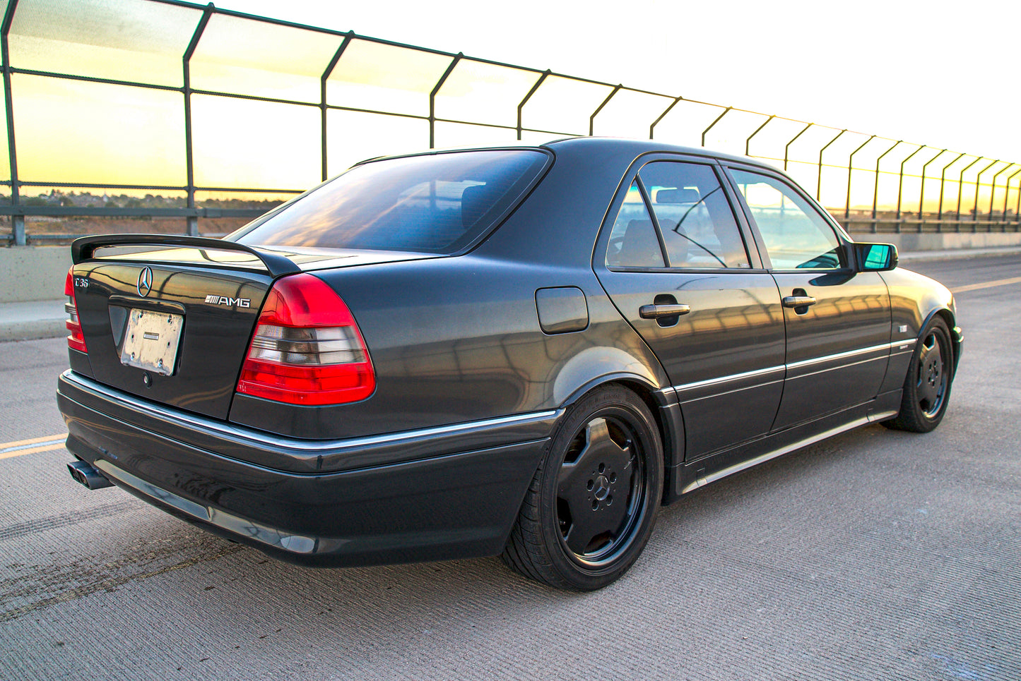 1996 Mercedes-Benz C280 AMG | Black on Black | 50,350 miles | Japanese Import