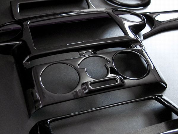 Toyota bB NCP30-Series Piano Black Interior Overlay Kit | 10 Pieces