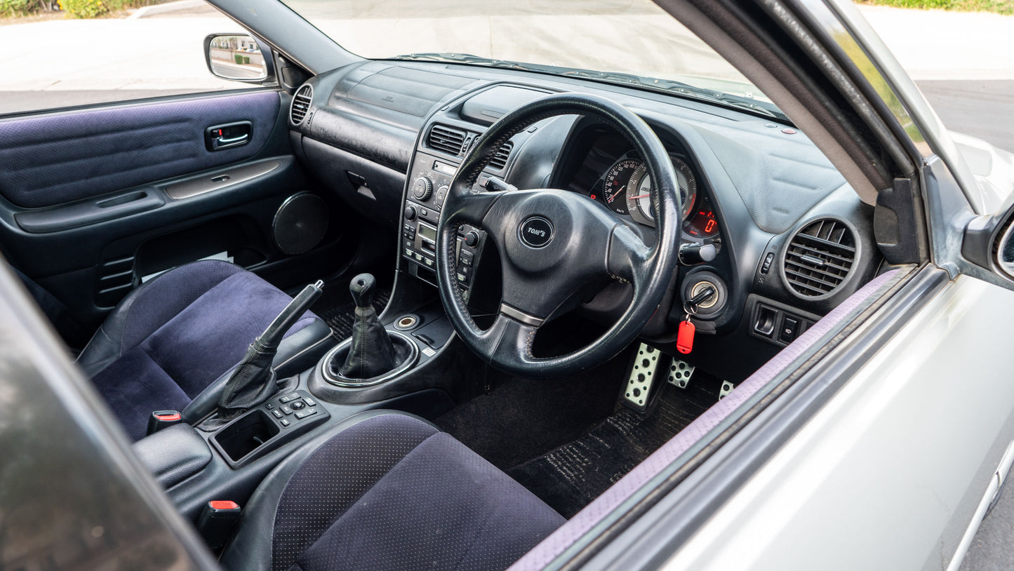 2001 Toyota Altezza – Millennium Silver Metallic | 6-Speed Manual | BEAMS Powered