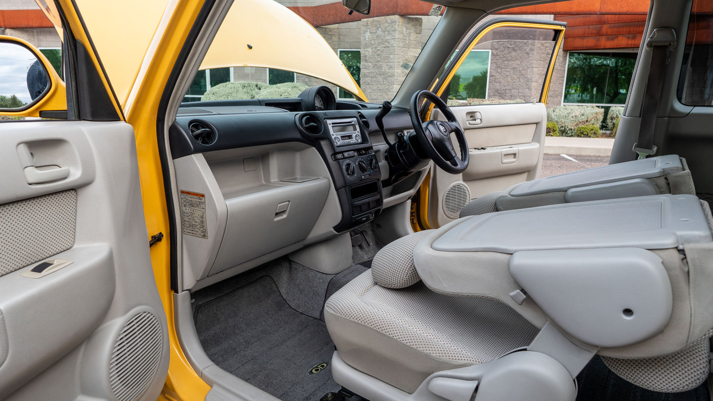 2001 Toyota bB OpenDeck – Yellow | JDM Utility Pickup | Rare Configuration