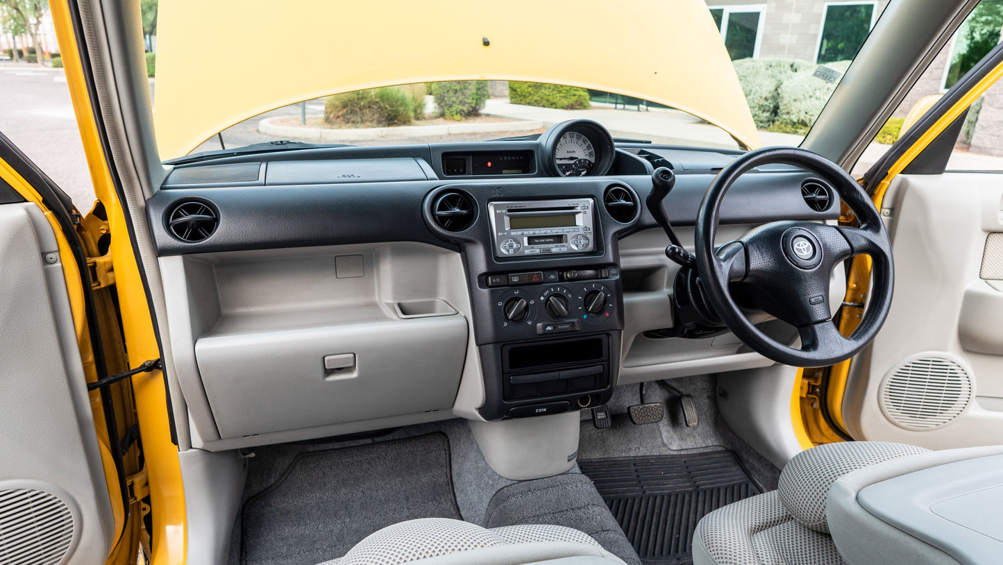 2001 Toyota bB OpenDeck – Yellow | JDM Utility Pickup | Rare Configuration