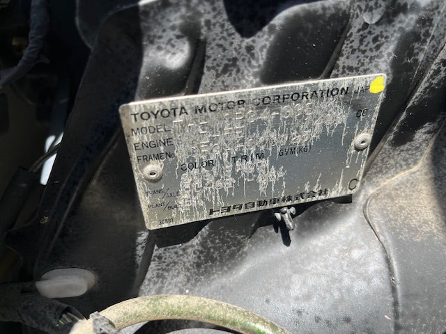2001 Toyota bB Open Deck | Black (209) | 143,000 KM | Coming Soon