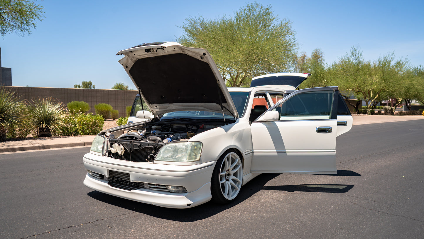 2001 Toyota Crown Estate Athlete V | Frosty White (2FQ) | 1JZ-GTE | 166,000 KM