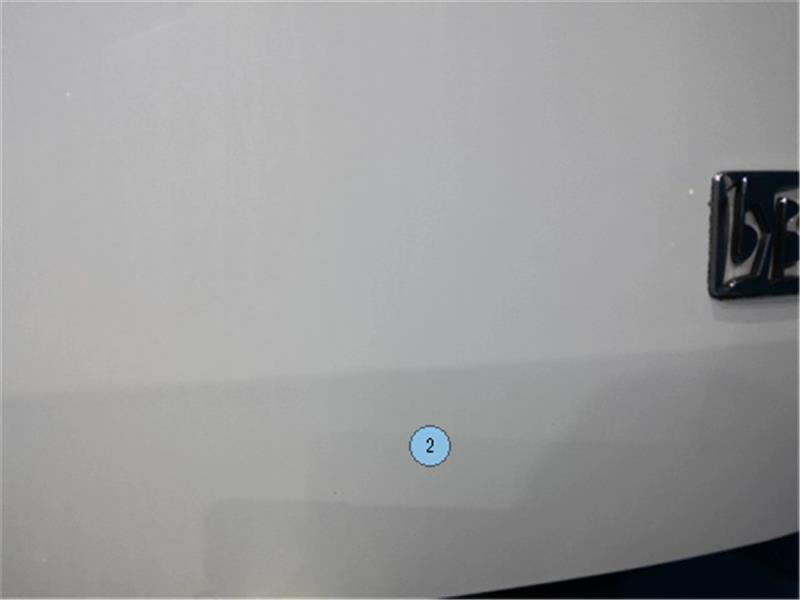 Toyota bB early rear hatch - White, Color No.: 068