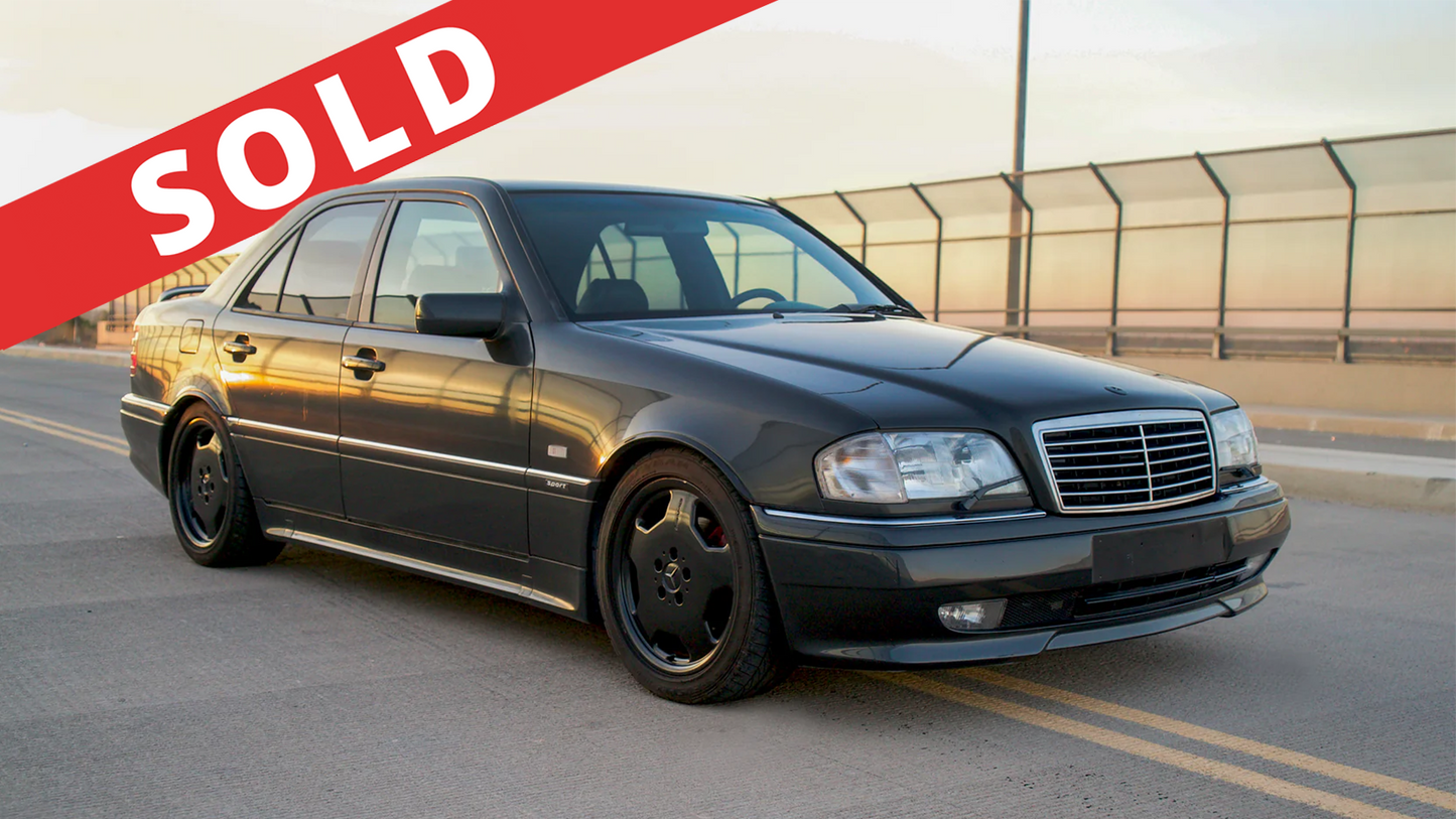 1995 Mercedes-Benz C280 AMG | Black on Black | 50,350 miles | Japanese Import