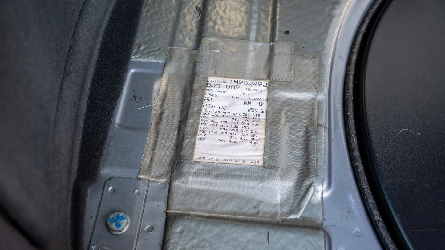 2001 Audi RS4 Avant | Avus Silver | Euro Spec | 104K Miles