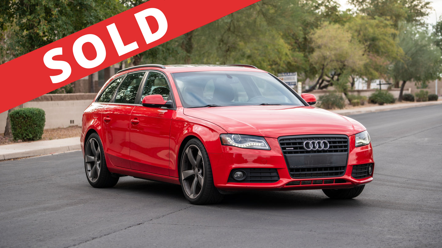 2011 Audi A4 Avant Prestige – Brilliant Red / Black Leather | Rare Spec | Well-Maintained Example | SOLD