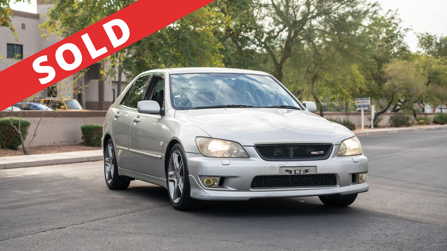 2001 Toyota Altezza – Millennium Silver Metallic | 6-Speed Manual | BEAMS Powered